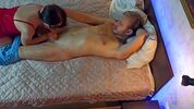 Девушка в красном пеньюаре делает четкий минет мужику maria_zallazar