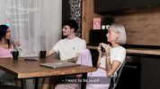 Мамка снимает, как сынуля жарит супругу Owl Crystal