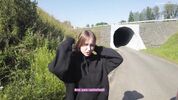 Русский секс на природе с незнакомкой KarinaOblepihova