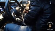Минет в машине от русской шкуротёрки Leksa Biffer