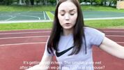 Русская телка ебется с рандомным спортсменом AlexaMills