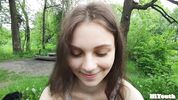 Русский минет и секс в лесу со стройной телкой hiyouth