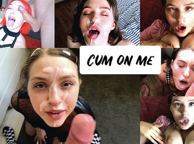 Honey Sasha стабильно получает спуски спермы на лицо