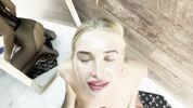 Блондинка в красивом белье ненасытно сосет член Winona Riley