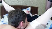 ЖМЖ секс с кунилингусом русским бабам в чулках Natali Nylonova