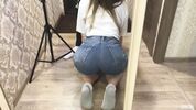 Русская девушка в трусиках дает ебать большим членом Allinika