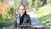 Случайный секс в парке с озорной русской девушкой Kiss Cat