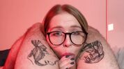 Девушка в очках добывает сперму 3 раза подряд Californiababe